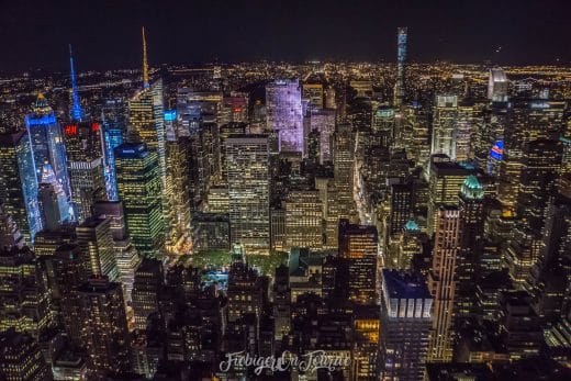 Manhattan Skyline in the Night